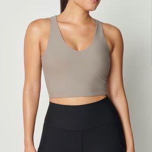 YPB sculptLUX V-Neck Slim Tank Abercrombie